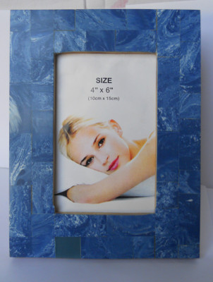 

H.B.Concepts Wood Photo Frame(Blue, 1 Photos)