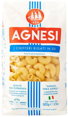 

Agnesi Chifferi Rigati N.50 (Pack of 2) Macaroni Pasta(Pack of 2, 500 g)