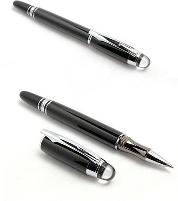

SMKT BAOER 79 Shine BlackStarwalker Trim Fountain& Roller Pen Gift Set Fountain Pen