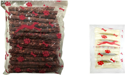 

Pets Empire Best Combo Offer Munchy (M)-500 gms +(3 inch x6 pcs) Chicken Dog Chew(750 g, Pack of 2)