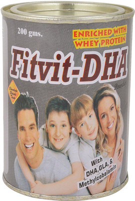 FITVIT-DHA POWDER Whey Protein(200 g, CHOCOLATE) available at flipkart for Rs.198