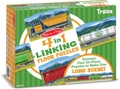 

Melissa & Doug Trains Linking Floor Puzzle (96 pc)(96 Pieces)