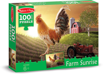 

Melissa & Doug 0100 pc Sunrise Farm Cardboard Jigsaw(100 Pieces)
