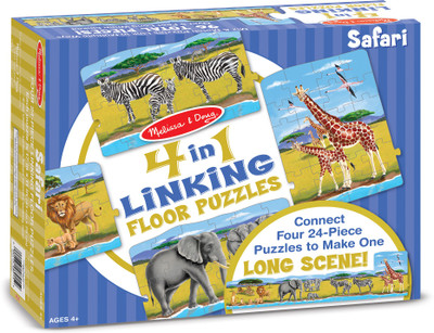 

Melissa & Doug Safari Linking Floor Puzzle (96 pc)(96 Pieces)