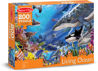 

Melissa & Doug 0200 pc Living Ocean Cardboard Jigsaw(200 Pieces)