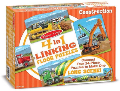 

Melissa & Doug Construction Linking Floor Puzzle (96 pc)(96 Pieces)