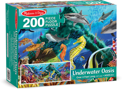 

Melissa & Doug Underwater Oasis Floor Puzzle (200 pc)(20 Pieces)