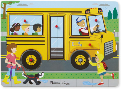 

Melissa & Doug The Wheels on the Bus Sound Puzzle(6 Pieces)