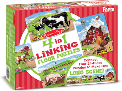 

Melissa & Doug Farm Linking Floor Puzzles (96 pc)(96 Pieces)