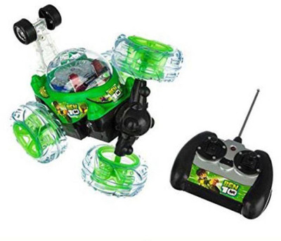 Paradise Rechargeable BEN 10 Stunt Car Remote Control Car(Multicolor)