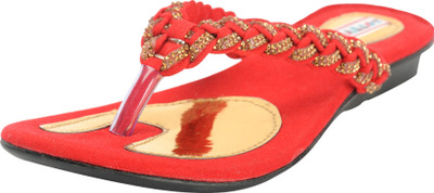 

Belly Ballot Women Red Flats