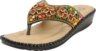 

Belly Ballot Women Black Wedges