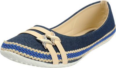

Belly Ballot Women Blue Flats