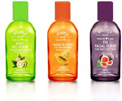 

Aroma Secrets Kiwi, Papaya & Fig Gel Scrub(150 ml)