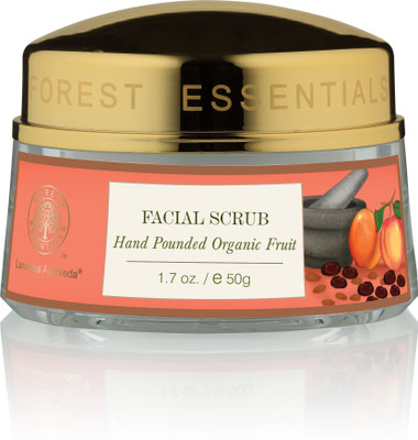 

Forest Essentials Facial Scrub Hand Pounded Organic Fruit Scrub(50 g)