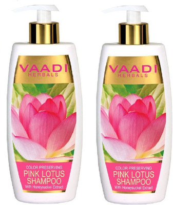 

Vaadi Herbals Pink Lotus Shampoo with Honeysuckel Extract(350 ml)