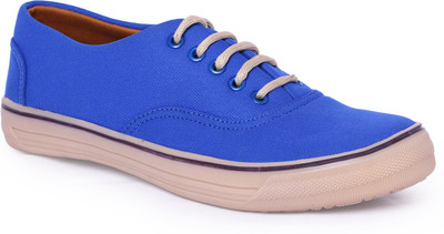 Sainex Blue Men Shoes Canvas Shoes For Men(Blue