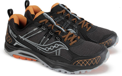

Saucony GRID EXCURSION TR10 Training & Gym Shoes For Men(Black, Orange, Gry blk orn