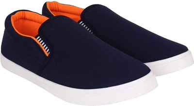 

SKYTAIL Slip On Sneakers For Men(Navy, Blue_orange