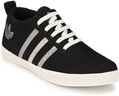 

Oladin Mens Black Net Casual Shoes Party Wear For Men(Black