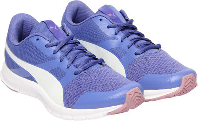 

Puma Flexracer Wns Training & Gym Shoes For Women(Purple, Baja blue-puma white
