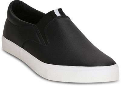 

Get Glamr Wendel Slip On Sneakers For Men(Black, White