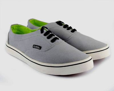 

Zixer Fancy Canvas Canvas Shoes For Men(Grey, Black, Lava grey