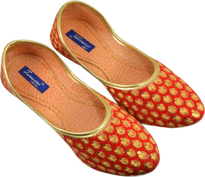 

Tamanna Star bellies Jutis For Women(Orange