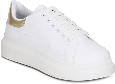 

Get Glamr Vikky Low-Top Sneakers For Women(White