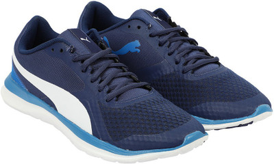 

Puma FlexT1 Running Shoes For Men(Blue, Blue depths-puma white-lapis blue