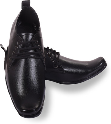 

ROAD STAG Men's Office and Party Formal Shoes Lace Up For Men(Black