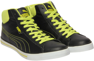 

Puma Salz Mid DP Sneakers For Men(Black, Black-nrgy yellow