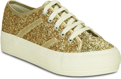 

Get Glamr Xexe Sneakers For Women(Gold
