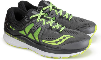 

Saucony HURRICANE ISO3 Running Shoes For Men(Multicolor, Gry blk