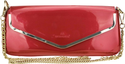 

Genious Women Evening/Party Red PU Sling Bag