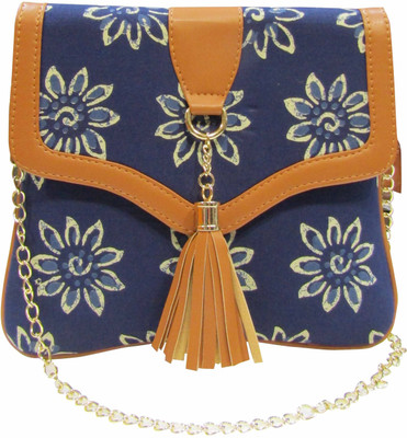 

Deepsum Women Casual Multicolor Cotton Sling Bag