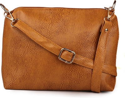 

JABBAR FASHIONS CREATOR Girls Formal Tan PU Sling Bag