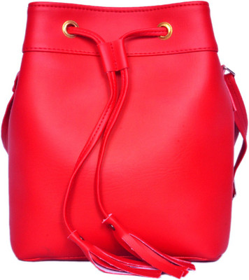 

aatoot Girls Casual Red PU Shoulder Bag