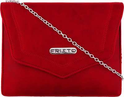 

Fristo Women Casual Red PU Sling Bag