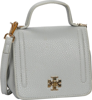 

Bagkok Women Formal Grey PU Sling Bag