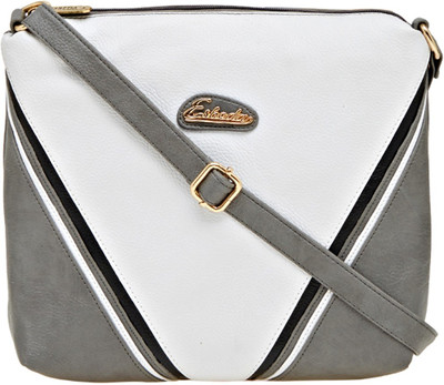 

Esbeda Women Casual Grey PU Sling Bag