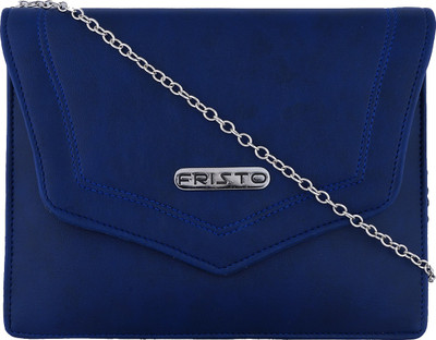 

Fristo Women Casual Blue PU Sling Bag
