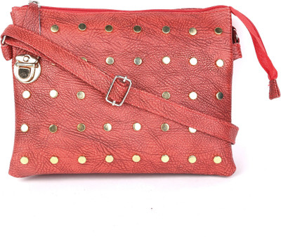

jolie Women Casual Pink PU Sling Bag