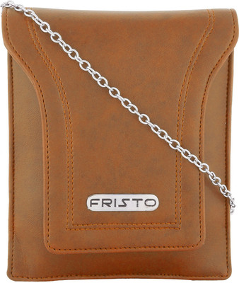 

Fristo Women Casual Tan PU Sling Bag