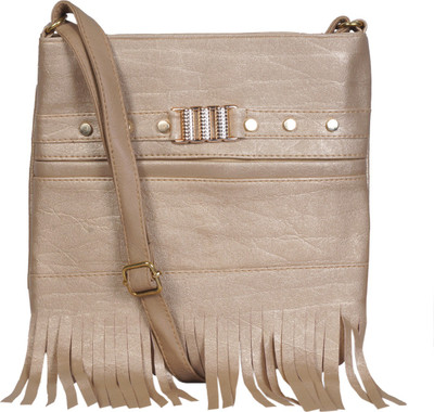 

Dee Mannequin Girls Formal Gold PU Sling Bag