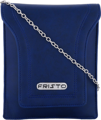 

Fristo Women Casual Blue PU Sling Bag