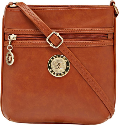 

Esbeda Women Casual Tan PU Sling Bag