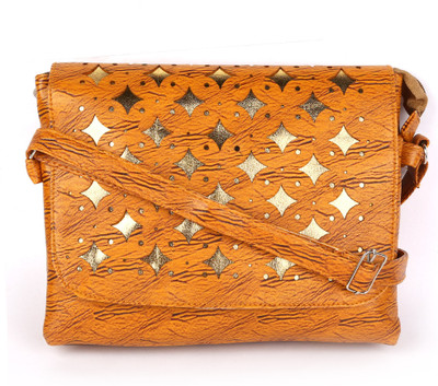 

Jolie Women Casual Brown PU Sling Bag