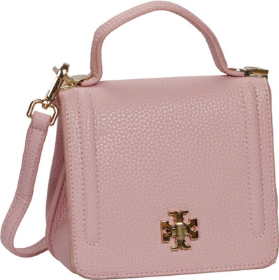 

Bagkok Women Formal Pink PU Sling Bag