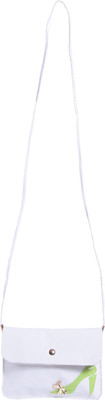 

ZORNNA Women Casual White PU Sling Bag